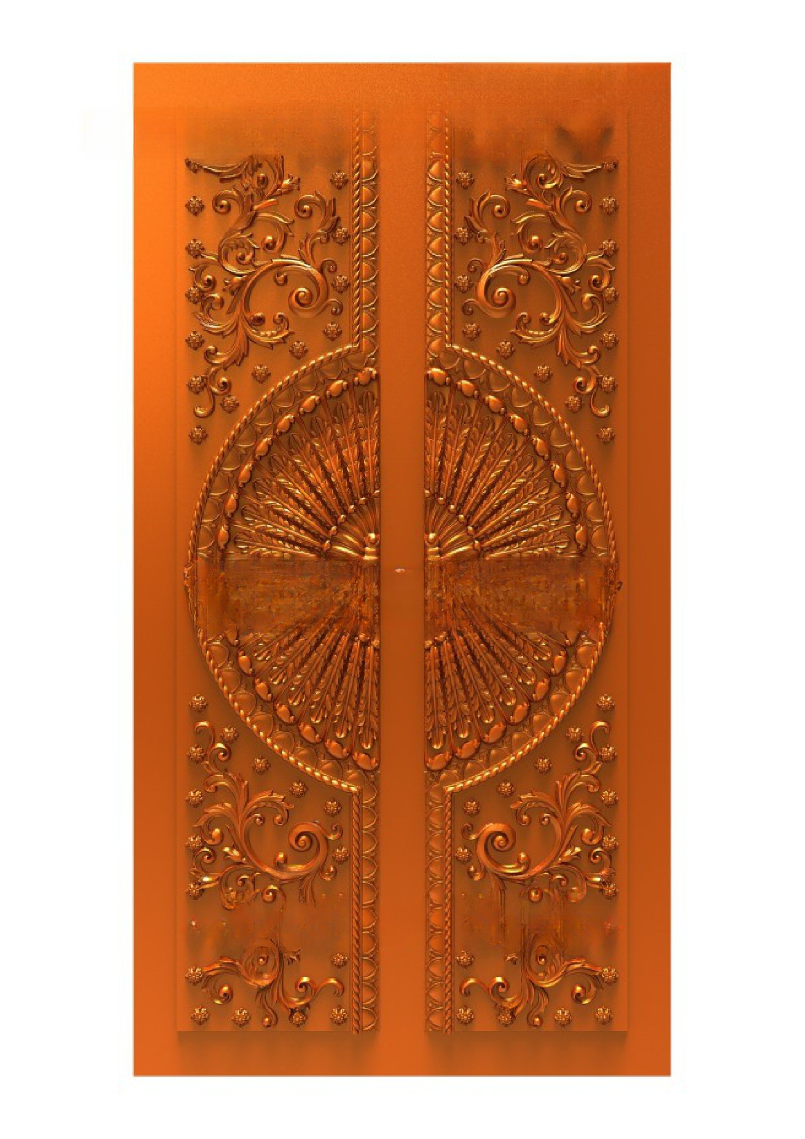 GSK NEW YEAR DOORS - PAGE-31 Ornate Fan-Pattern Heritage Wooden Door Design